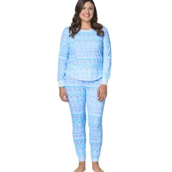 Women's Fair Isle Knit Pajama Set