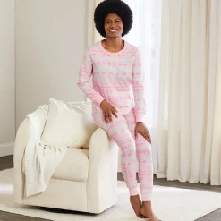 Women's Fair Isle Knit Pajama Set