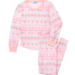 Women's Fair Isle Knit Pajama Set
