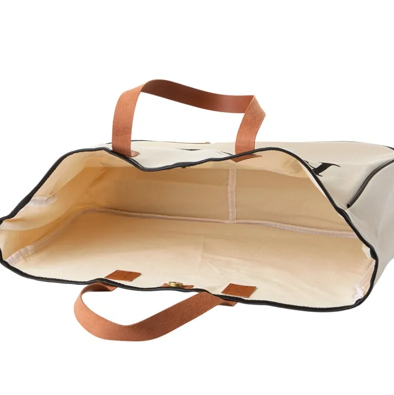 Women's Large Canvas Beach Tote Bag