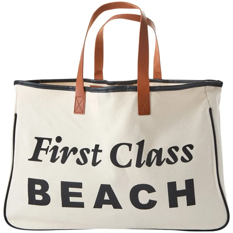 Women's Large Canvas Beach Tote Bag