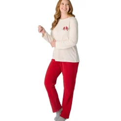 Women's Pajama Set 2-Pc. Cardinal