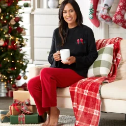 Women's Pajama Set 2-Pc. Cardinal