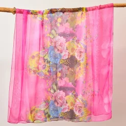 Women's Sheer and Lightweight Chiffon Scarf