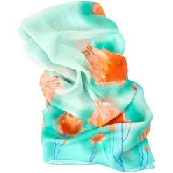 Women's Sheer and Lightweight Chiffon Scarf