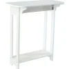 Wood Console Table with Drop Leaf - 30"H