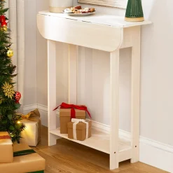 Wood Console Table with Drop Leaf - 30