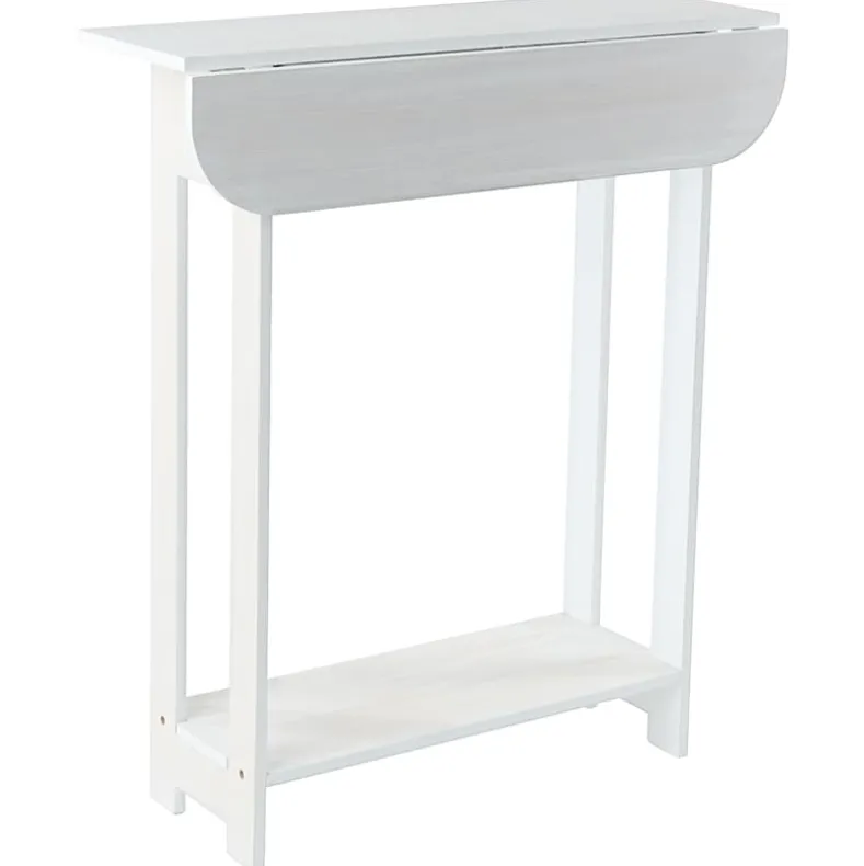 Wood Console Table with Drop Leaf - 30"H
