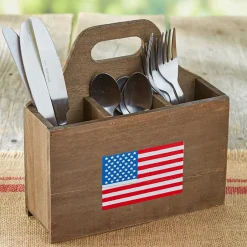 Wooden Americana Serving Collection