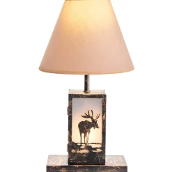 Woodland Animal Silhouette Tabletop Lamp