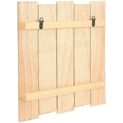 Woodland Bear Plank Wall Art – Rustic Decor for Nature Lovers