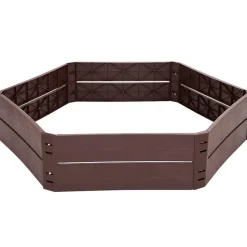 Wood Plank Raised Garden Bed - 6 Piece Kit