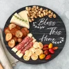 Wood Sentiment Printed 12" Kitchen Countertop Lazy Susan