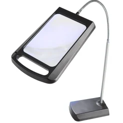 3X Magnification LED Reading Floor Lamp 34" Tall Battery Operated