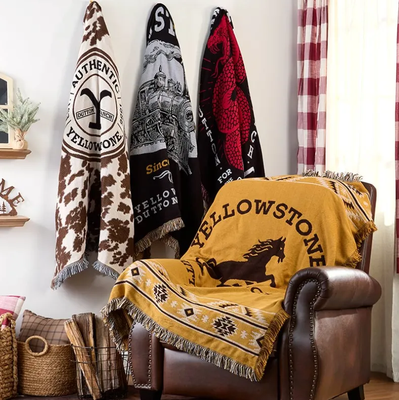 Yellowstone Woven Jacquard Throw 46" x 60"