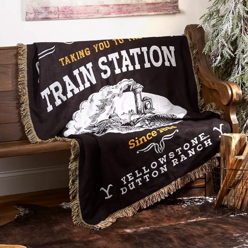Yellowstone Woven Jacquard Throw 46" x 60"