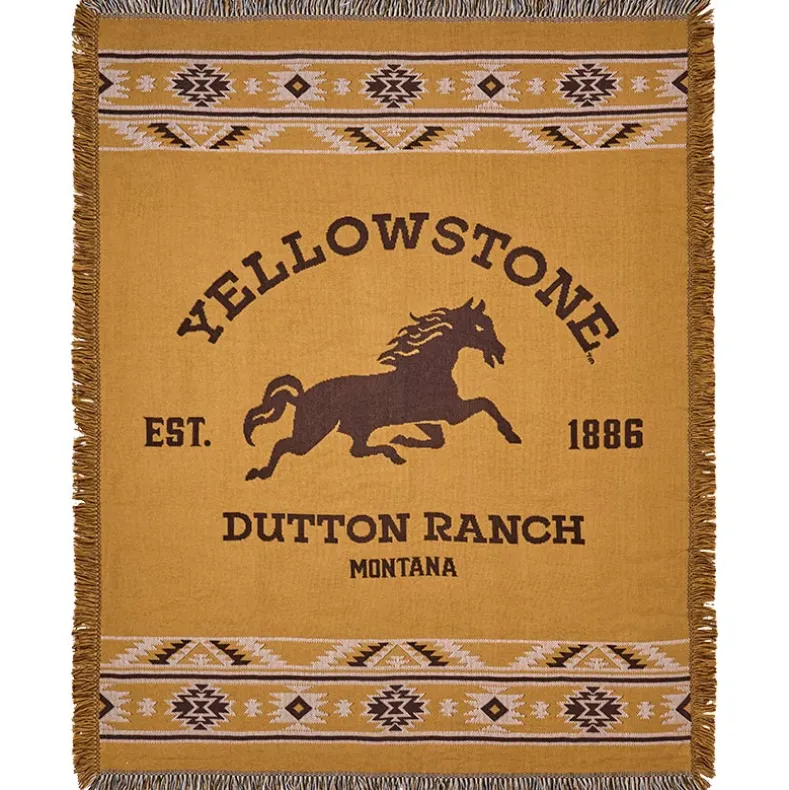Yellowstone Woven Jacquard Throw 46" x 60"