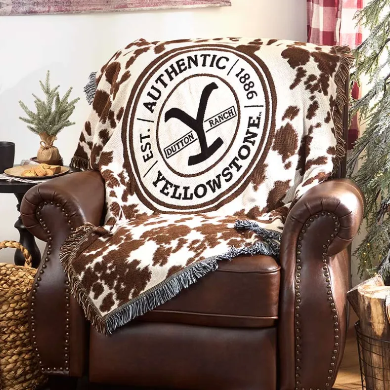 Yellowstone Woven Jacquard Throw 46" x 60"