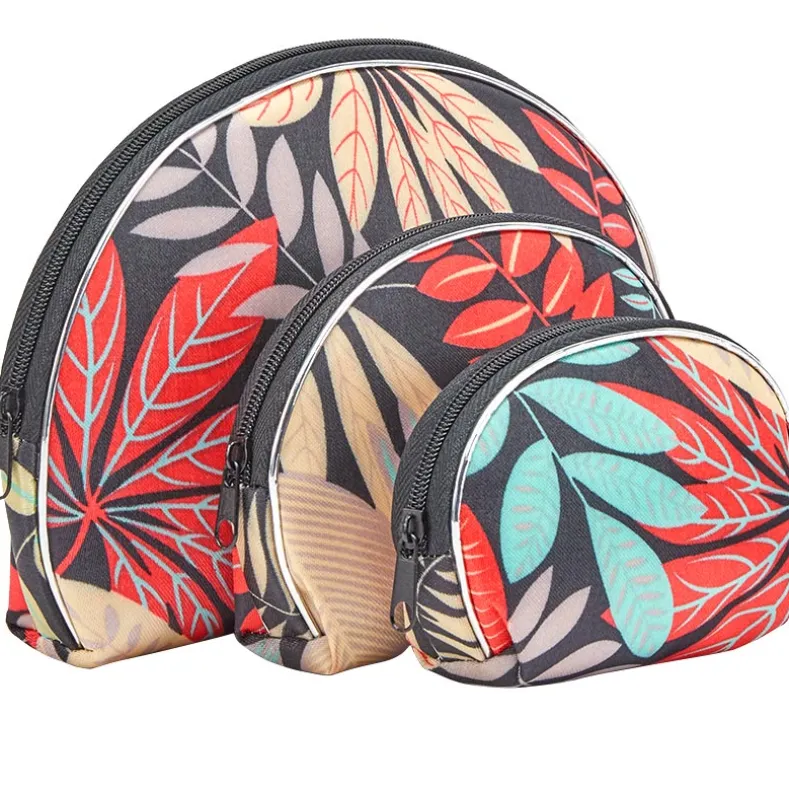 Zippered Cosmetic Bag Organizer Set of 3