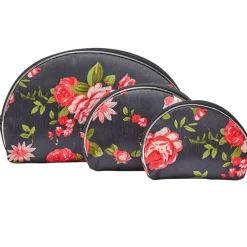 Zippered Cosmetic Bag Organizer Set of 3
